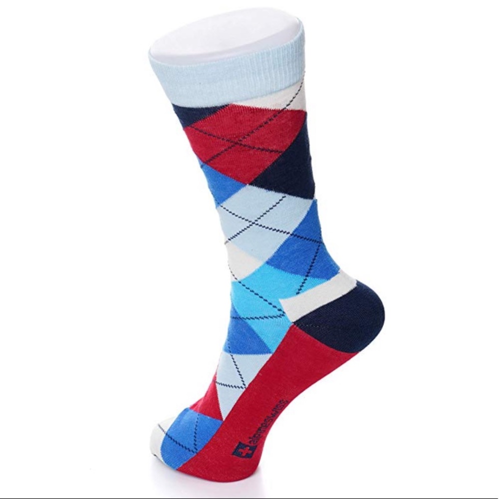 Men’s funky (6 pack) colorful socks shoe size 6-12 - Picture 7 of 8